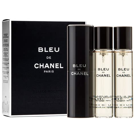 bleu de chanel travel pack|Chanel bleu travel refills.